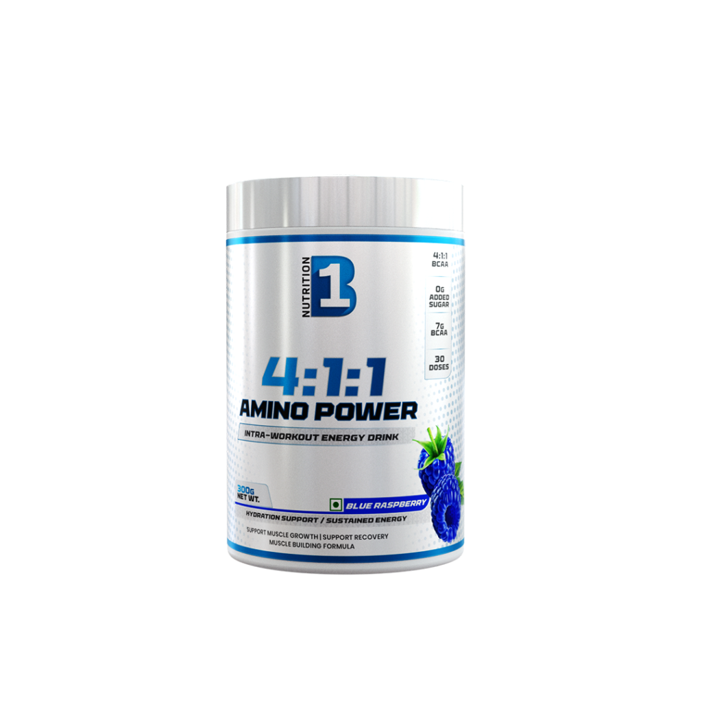 4:1:1 Amino Acids Power - BLUE RASPBERRY | B1 Nutrition